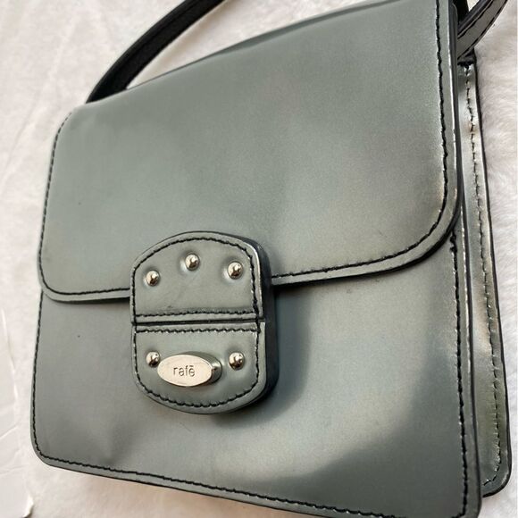 Rafe New York Gray Leather Crossbody Purse - Picture 5 of 13